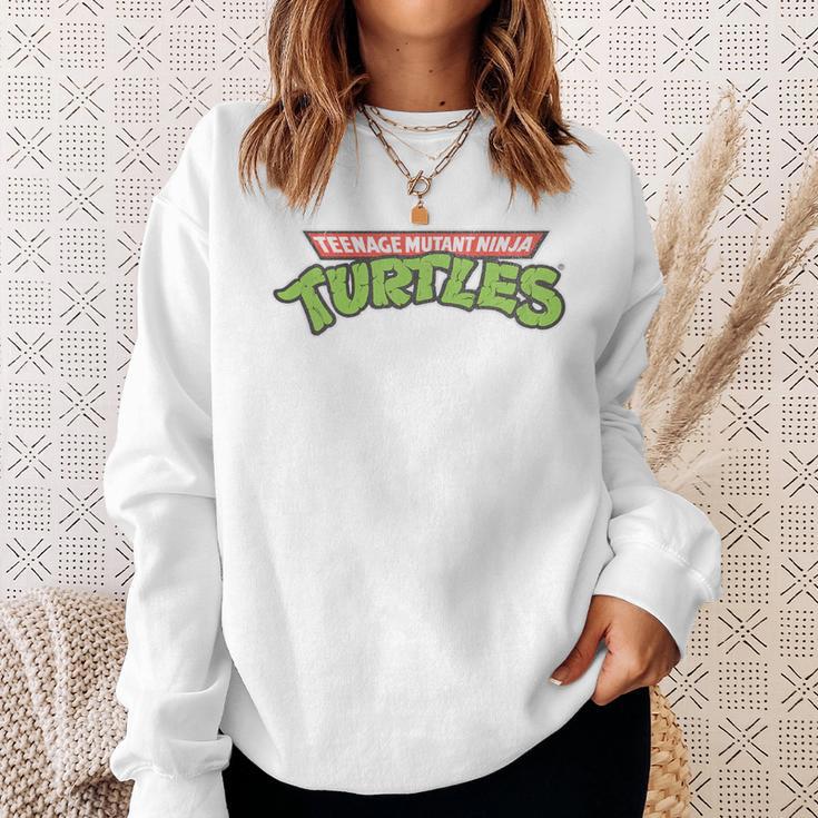 Nage Mutant Ninja Turtles Retro Logo Blue Sweatshirt Geschenke für Sie