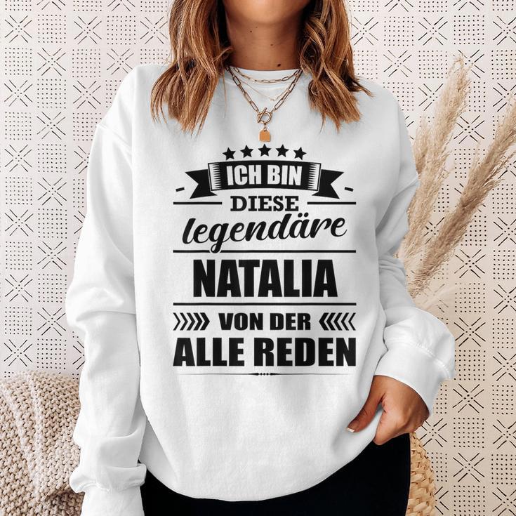 Name Nataliaorname Namensgeschenke Namenstag Fun Sweatshirt Geschenke für Sie