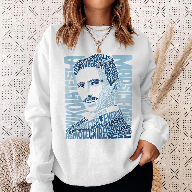 Nikola Tesla Illustration By Glitschika s Sweatshirt Geschenke für Sie