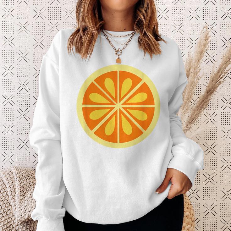 Orange Costume Fruit Orange Carnival Last Minute Sweatshirt Geschenke für Sie