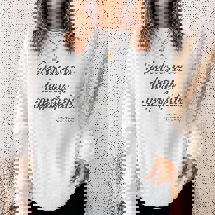 Pearls Are Always Appropriate Jackie Kennedy Sweatshirt Gifts for Her