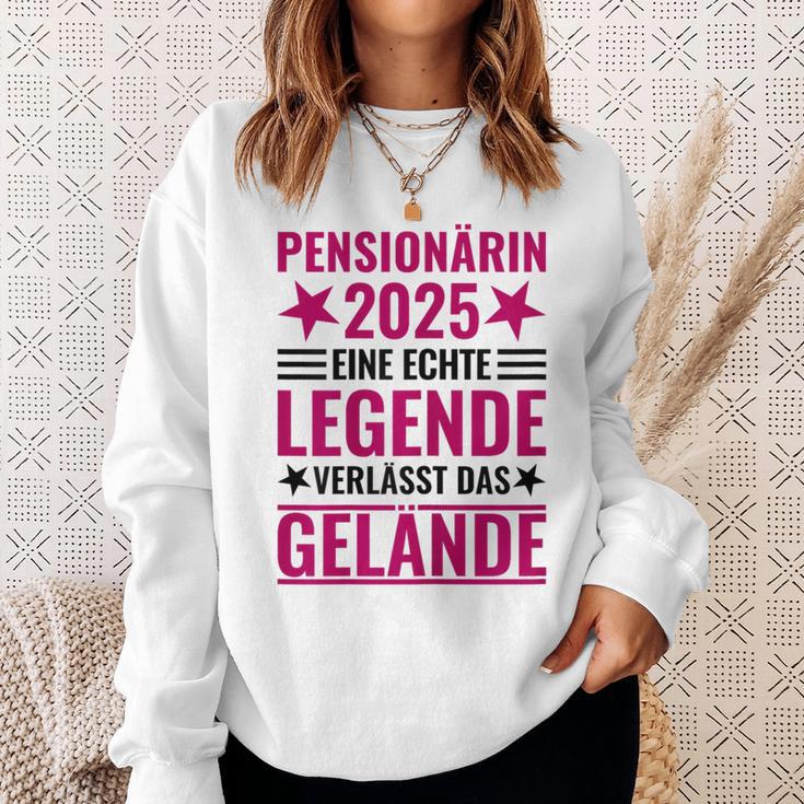 Pensionärin 2025 Eine Echte Legendeerlässt Das Gelände German Langu Sweatshirt Geschenke für Sie