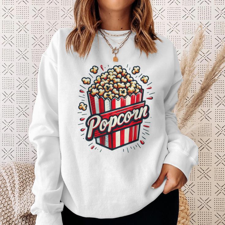 Popcorn Damen Sweatshirt Geschenke für Sie