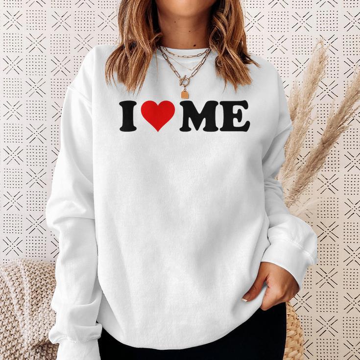 Red Heart I Love Me Sweatshirt Geschenke für Sie