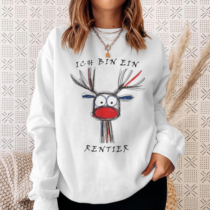 I Am A Reindeer Fun Christmas Gray Sweatshirt Geschenke für Sie