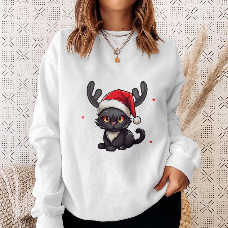 Reindeer Was Out Sold Out Cats Christmas Sweatshirt Geschenke für Sie