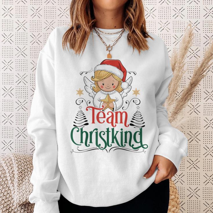 Team Christkind Christmas Eve Family Costume Sweatshirt Geschenke für Sie