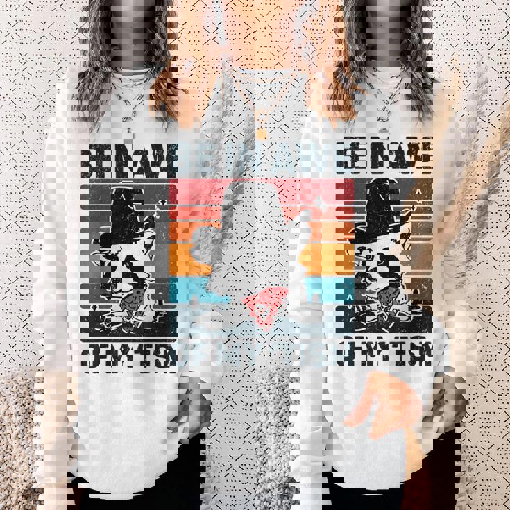 Vintage Autism Raccoon Sweatshirt - Celebrate Uniqueness Gifts for Her