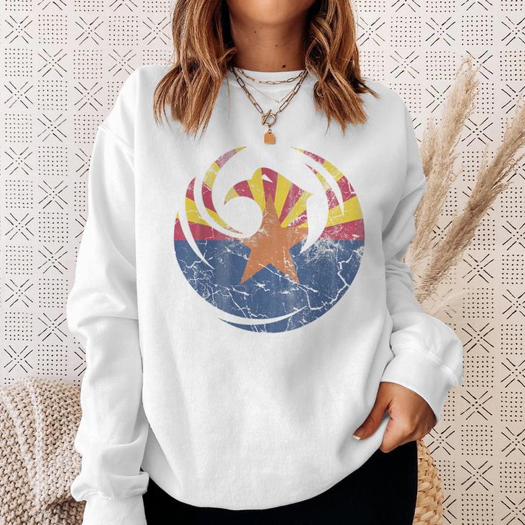 Vintage Fade Phoenix Arizona FlagSweatshirt Geschenke für Sie