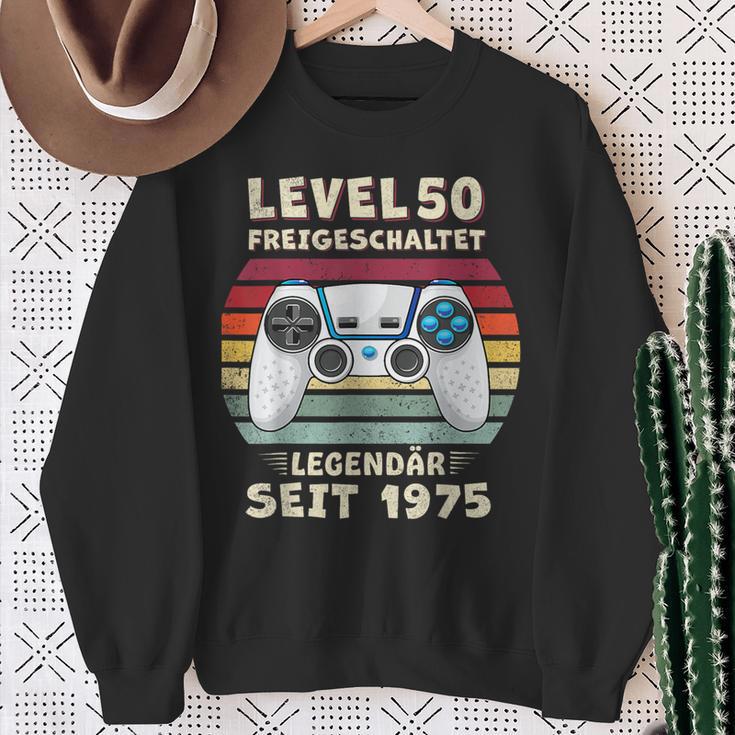 1975 Geburtstag Mann 50 Jahre Deko Lustig 50Er Geburtstag Sweatshirt Geschenke für alte Frauen