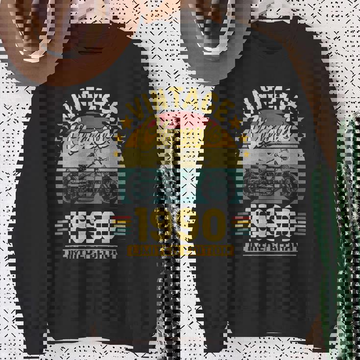 1990 Motorcycle Limited Edition Sweatshirt Gifts for Old Women 1990 Motorcycle Limited Edition Sweatshirt Gifts for Old Women