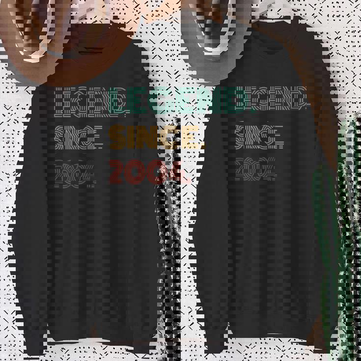 21 Years Old Legend Since 2004 21St Birthday Sweatshirt Gifts for Old Women 21 Years Old Legend Since 2004 21St Birthday Sweatshirt Gifts for Old Women