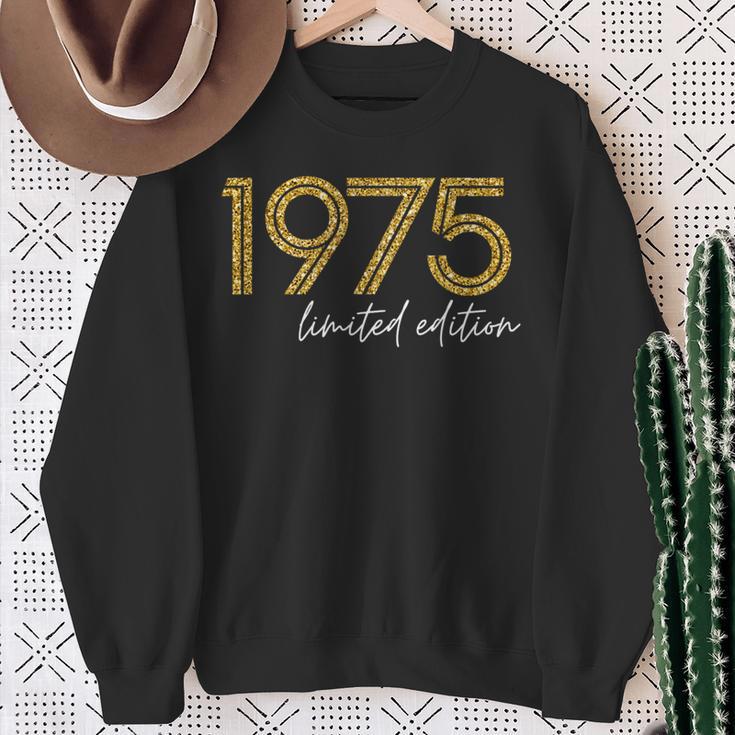 46Th Birthday Ladies 46 Yearsintage 1975 Sweatshirt Geschenke für alte Frauen