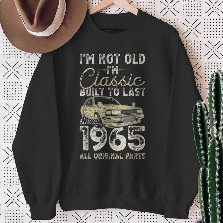 60 Geburtstag Seit 1965 Oldtimer 60 Jahre Alt Sweatshirt Geschenke für alte Frauen