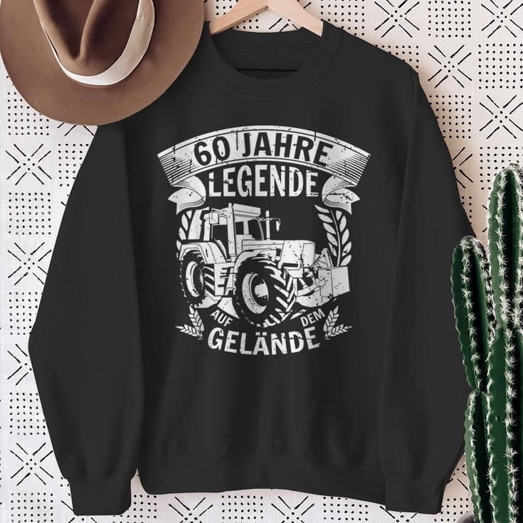 60Th Birthday Farmer 60 Years And A Legend Sweatshirt Geschenke für alte Frauen