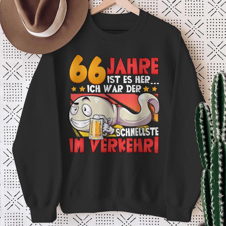 66 Jahre Ist Es Her 66 Birthday S Sweatshirt Geschenke für alte Frauen