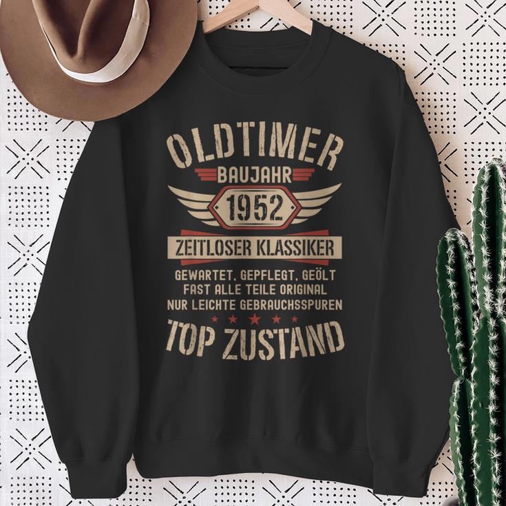 70Th Birthday 70 Yearsintage Car 1952Intage Sweatshirt Geschenke für alte Frauen