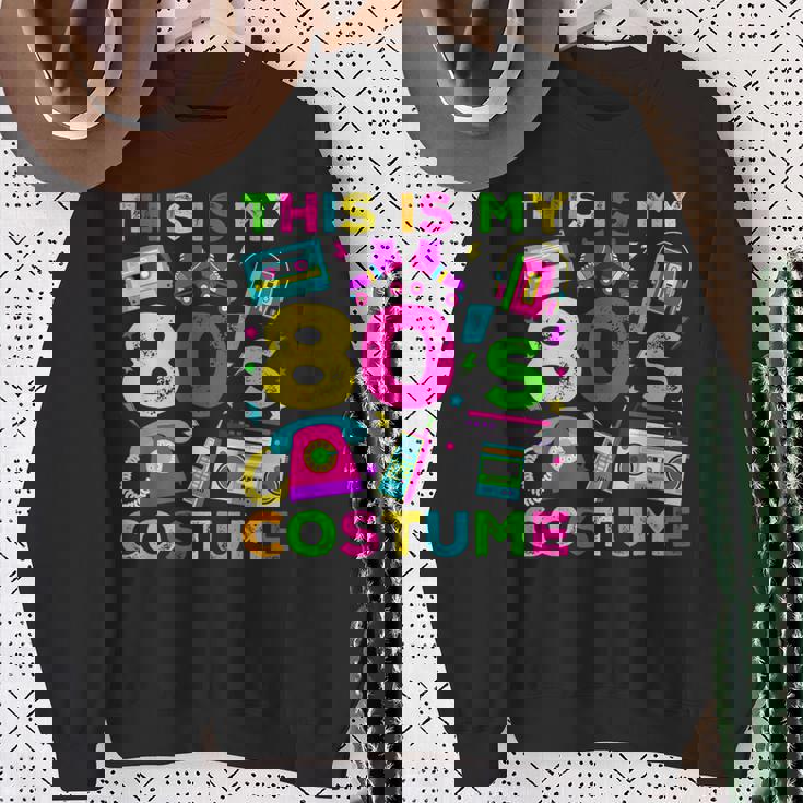 This Is My 80S Costume 80'S Style Eighties Retro Party Sweatshirt Gifts for Old Women