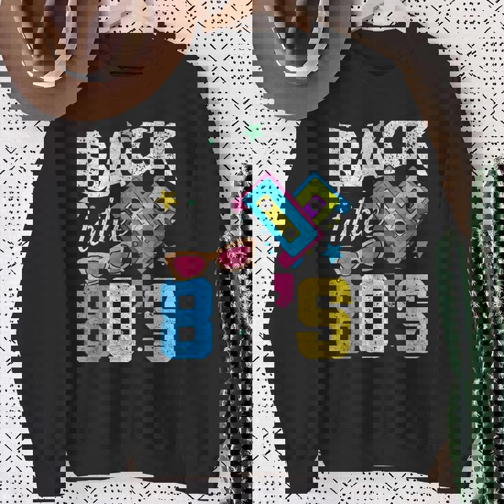 80S For 80S Retro Party Back To The 80S Sweatshirt Geschenke für alte Frauen