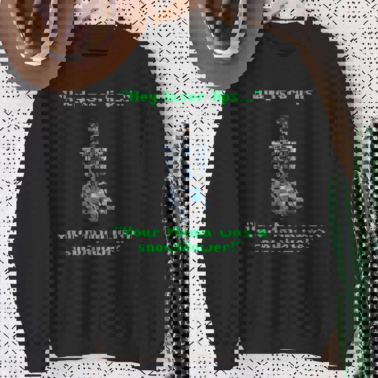 80s Sarcasm Robotics 5 Johnny Novelty Sweatshirt Gifts for Old Women