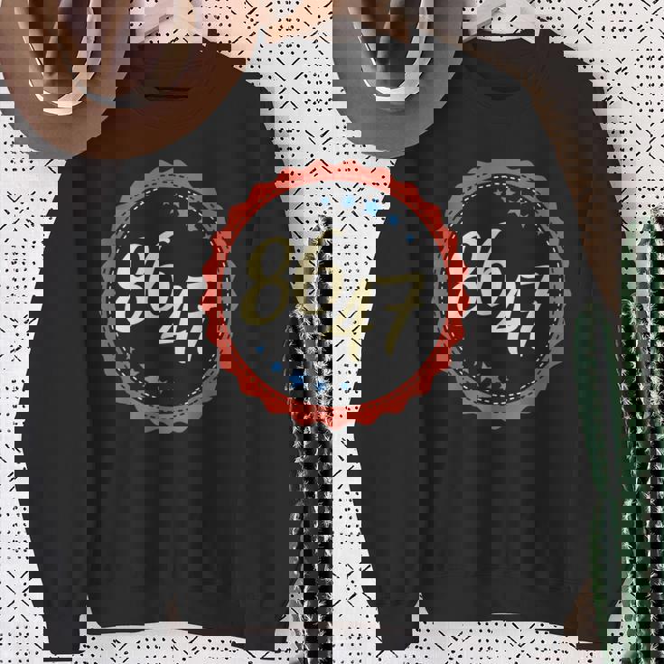 86 47 Anti Trump Sweatshirt Gifts for Old Women