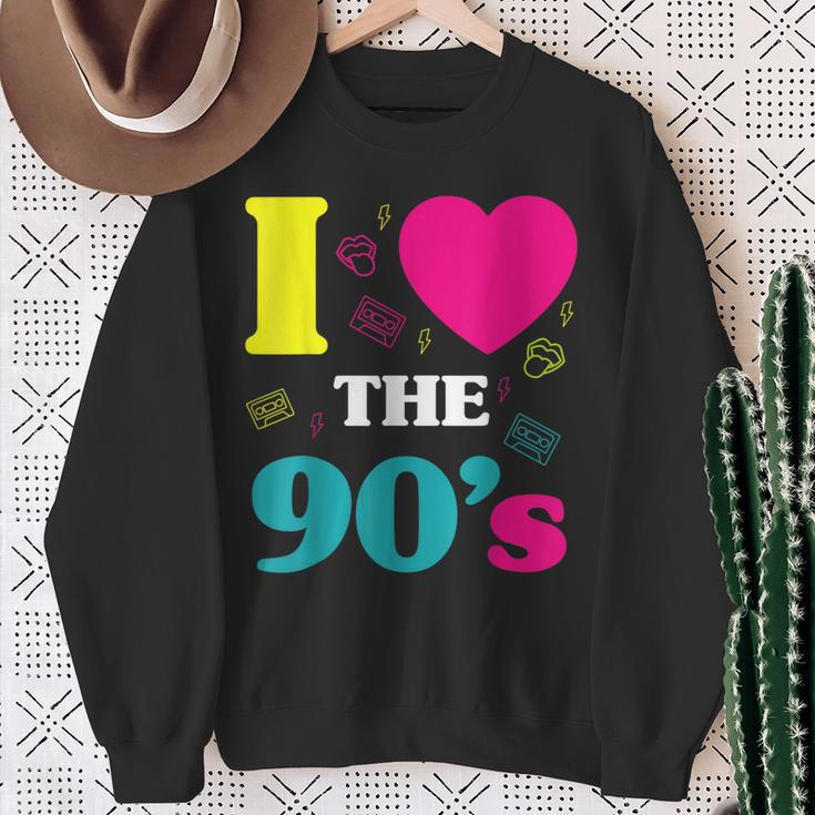 90S Party Outfit Costume Clothing Hits Retro Sweatshirt Geschenke für alte Frauen