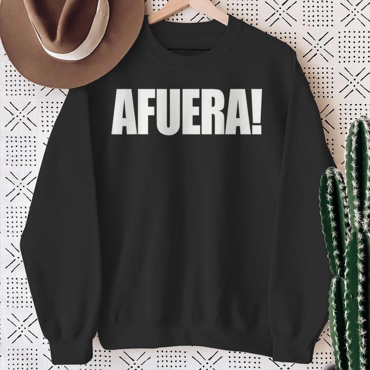 Afuera President Milei Libertarian Sweatshirt Geschenke für alte Frauen