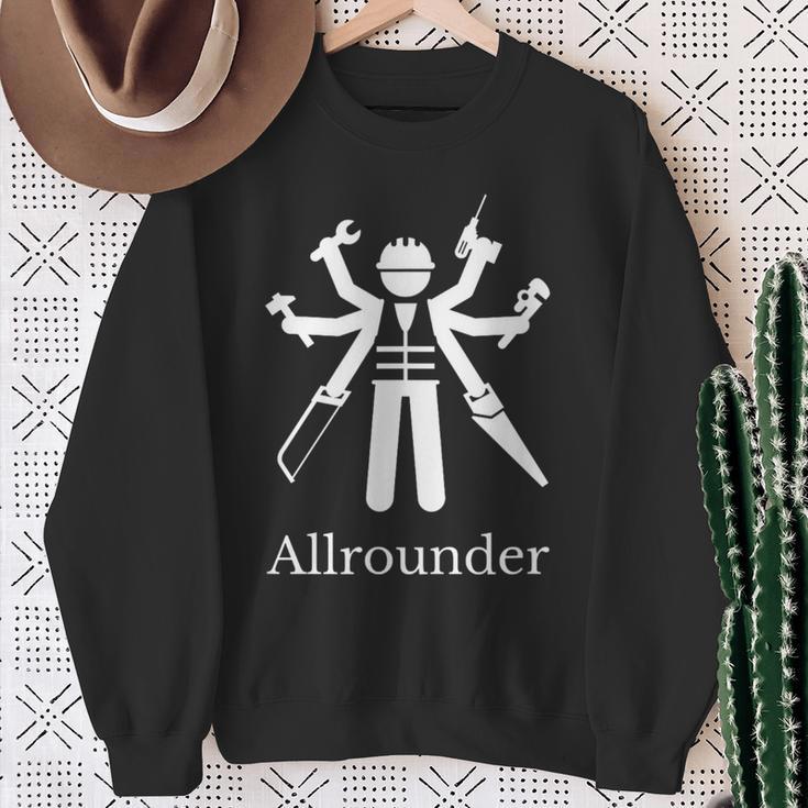 Alleskönner Craftsman Husband Father Tool Sweatshirt Geschenke für alte Frauen