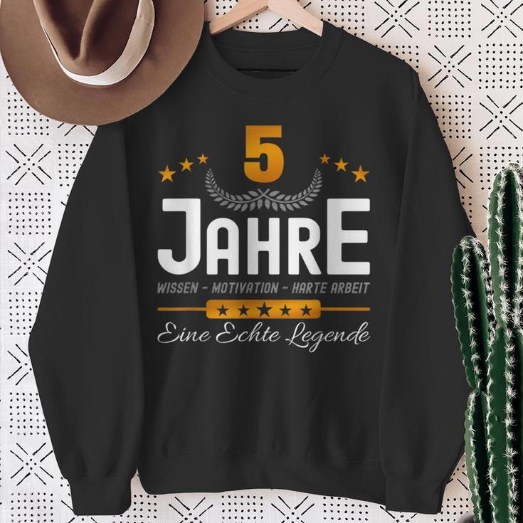 Anniversary 5 Years Company Service Anniversary Office Jokes Anniversary Sweatshirt Geschenke für alte Frauen