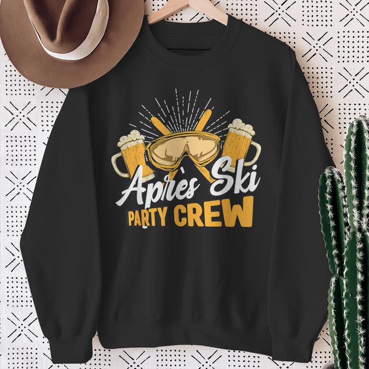 Après Ski Party Crew Saufen Apres Ski Winter Holiday Sweatshirt Geschenke für alte Frauen