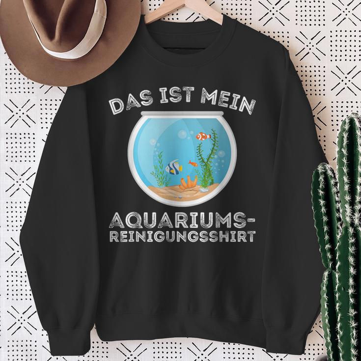 My Aquarium Cleaning Aquarium Fish Sweatshirt Geschenke für alte Frauen