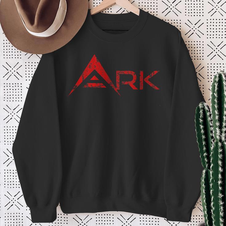 Ark Kryptocurrency -Intage & Distressed Logo Sweatshirt Geschenke für alte Frauen