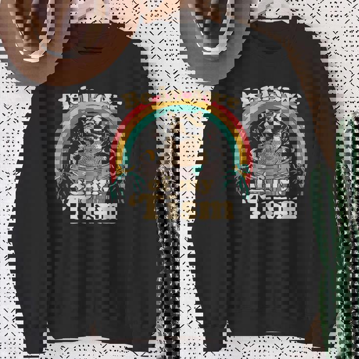 Autism Be In Awe Of My 'Tism Meme Autistic Raccoon Sweatshirt Gifts for Old Women