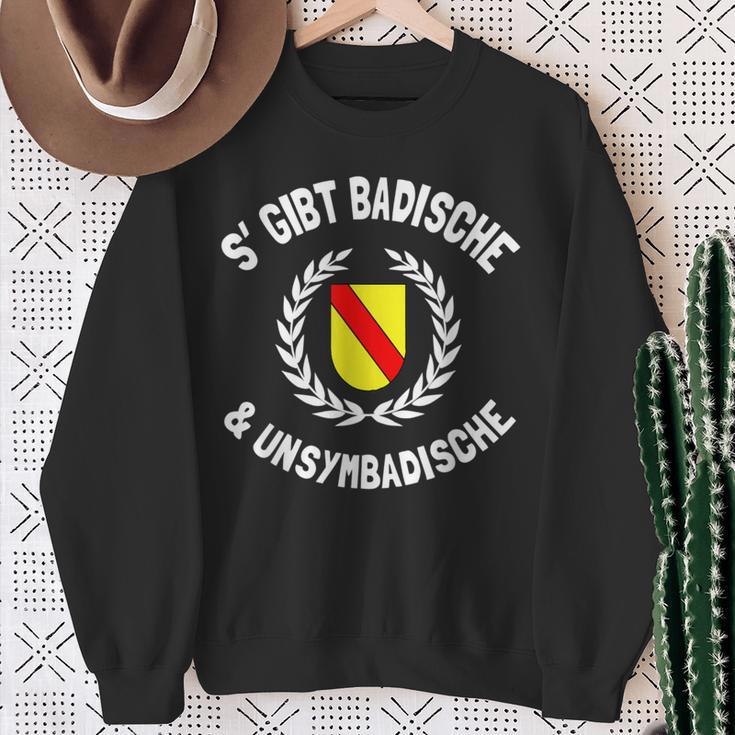 Baden Badener Badner Dialect Badischer Spruch Sweatshirt Geschenke für alte Frauen