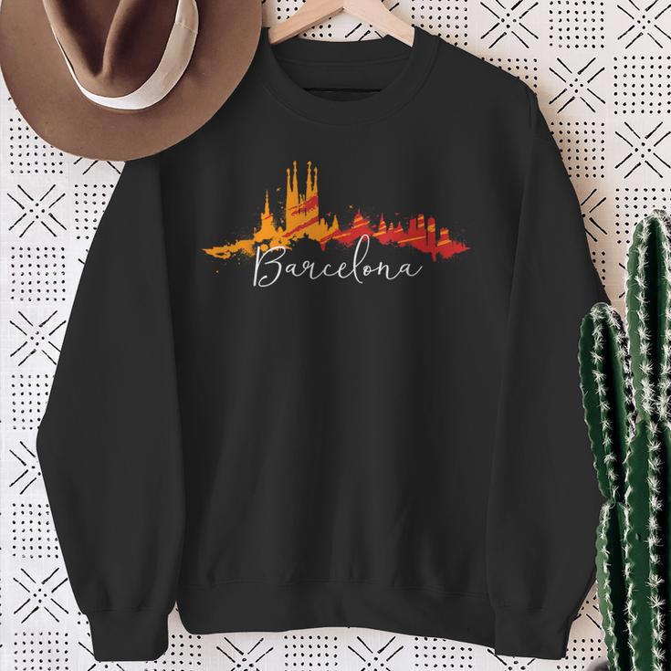 Barcelona Souvenir Spanish Holiday Sweatshirt Geschenke für alte Frauen