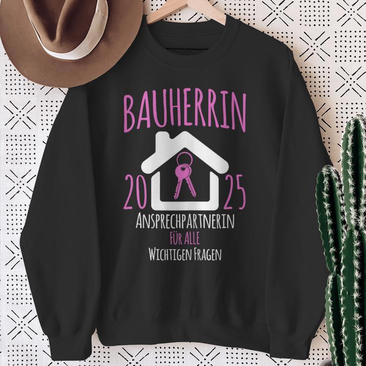 Bauherrin 2025 I Builder Construction Site Sweatshirt Geschenke für alte Frauen