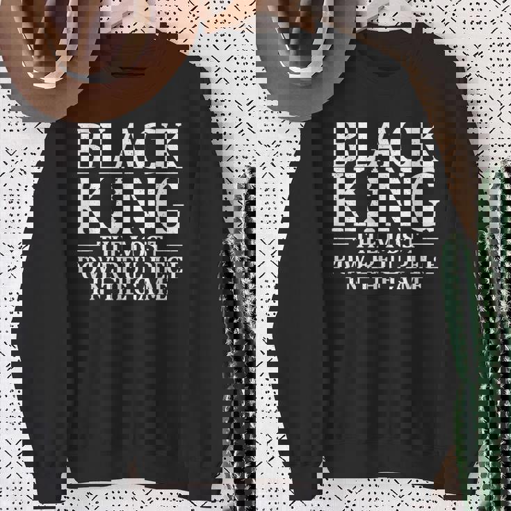Best African King For Dad Afrocentric Chess Lover Sweatshirt Gifts for Old Women