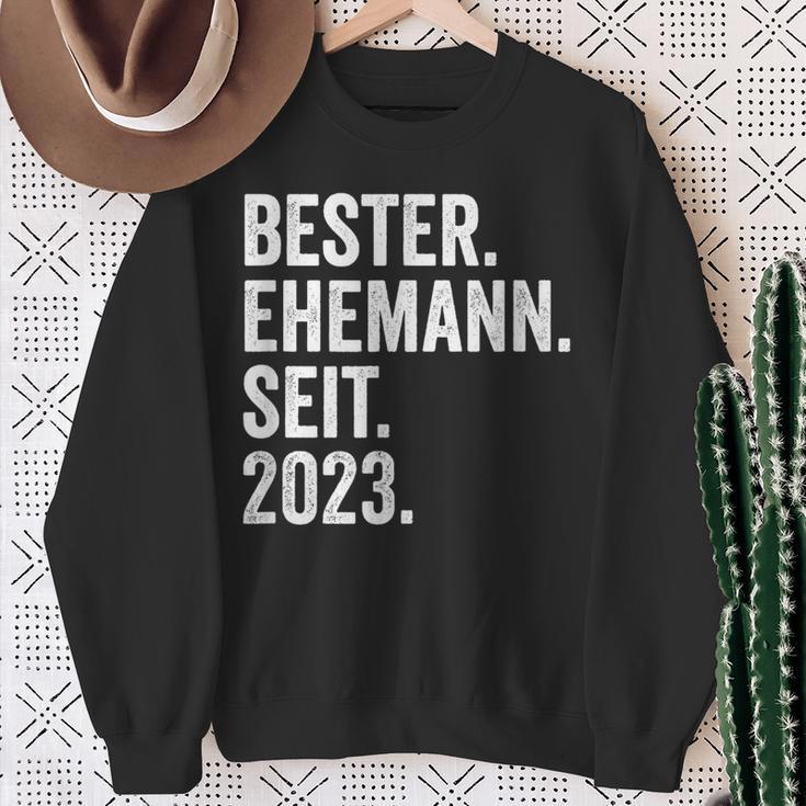 Best Husband Since 2023 1 Wedding Anniversary 1 Year Sweatshirt Geschenke für alte Frauen