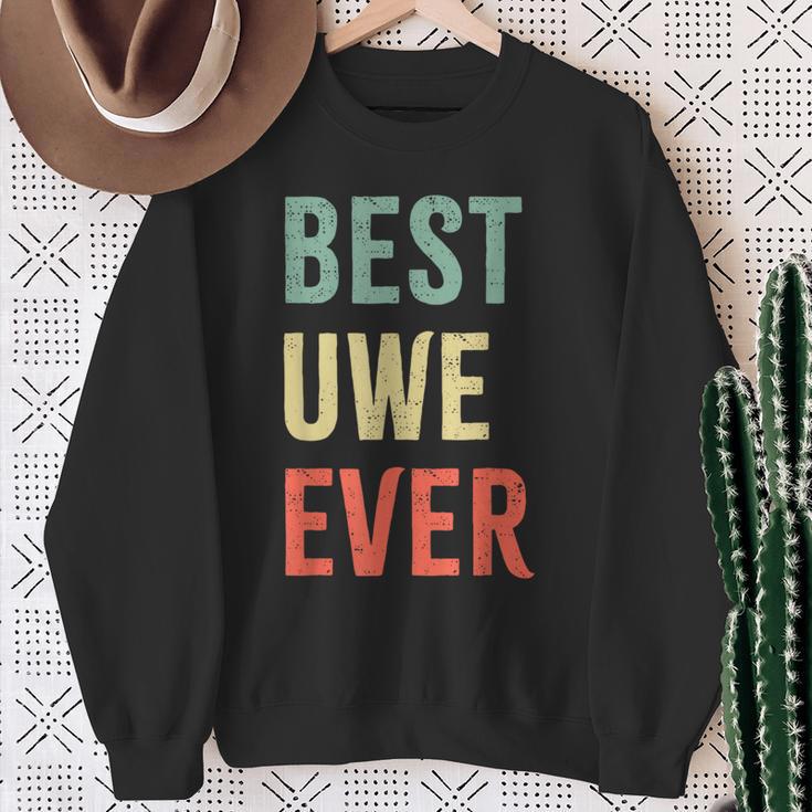 Best Uwe Ever First Name Sweatshirt Geschenke für alte Frauen