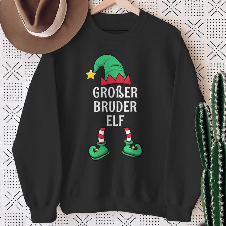 Big Brother Elf Partner Look Family Outfit Christmas Sweatshirt Geschenke für alte Frauen