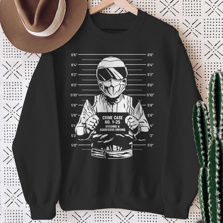 Biker Motorcyclist Motorcycle Motorcycling Bike Sweatshirt Geschenke für alte Frauen