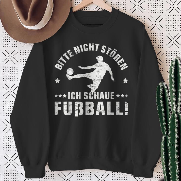 Bitte Nicht Stören Ich Schaue Football Grung Sweatshirt Geschenke für alte Frauen