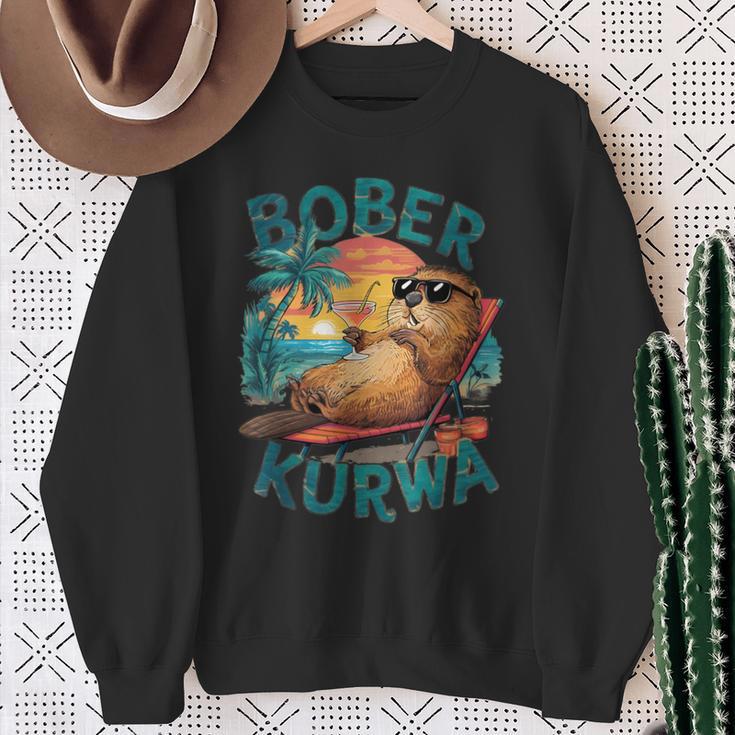 Bobr Kurwa Meme Bober Kurwa Sweatshirt Geschenke für alte Frauen