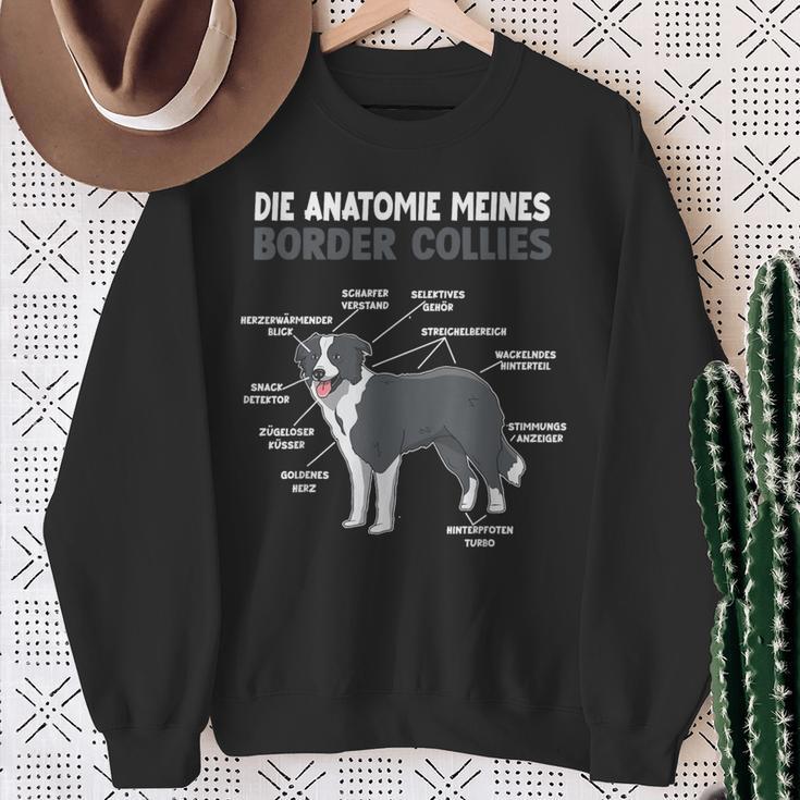 Border Collie Anatomie Collie Dog Holder S Sweatshirt Geschenke für alte Frauen