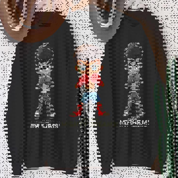 Boxeo Para Niños Tiny Fists Mighty Dreams Sin Mangas Camisa de entrenamiento Regalos para ancianas