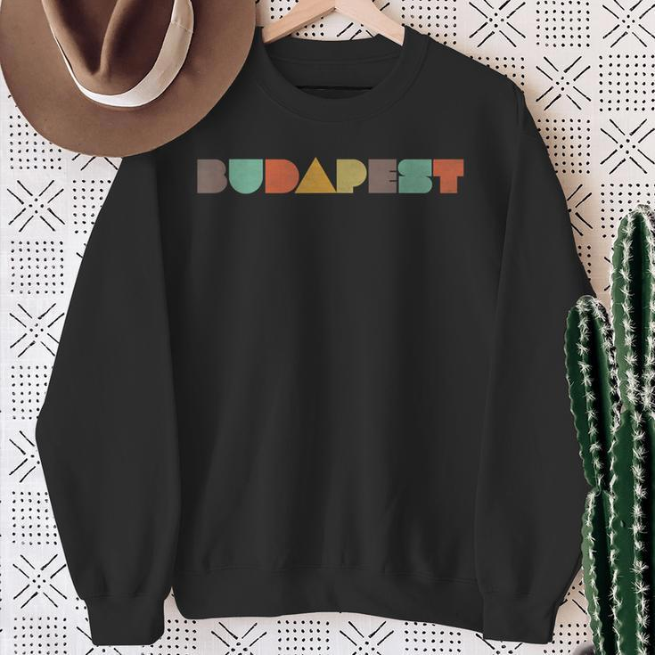 Budapest Classic Sweatshirt Geschenke für alte Frauen