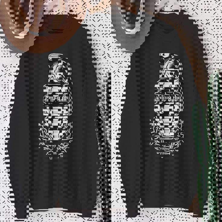 Calm Like a Bomb Cool Aesthetic Urban Style Artistic Goth Premium Sweatshirt Gifts for Old Women
