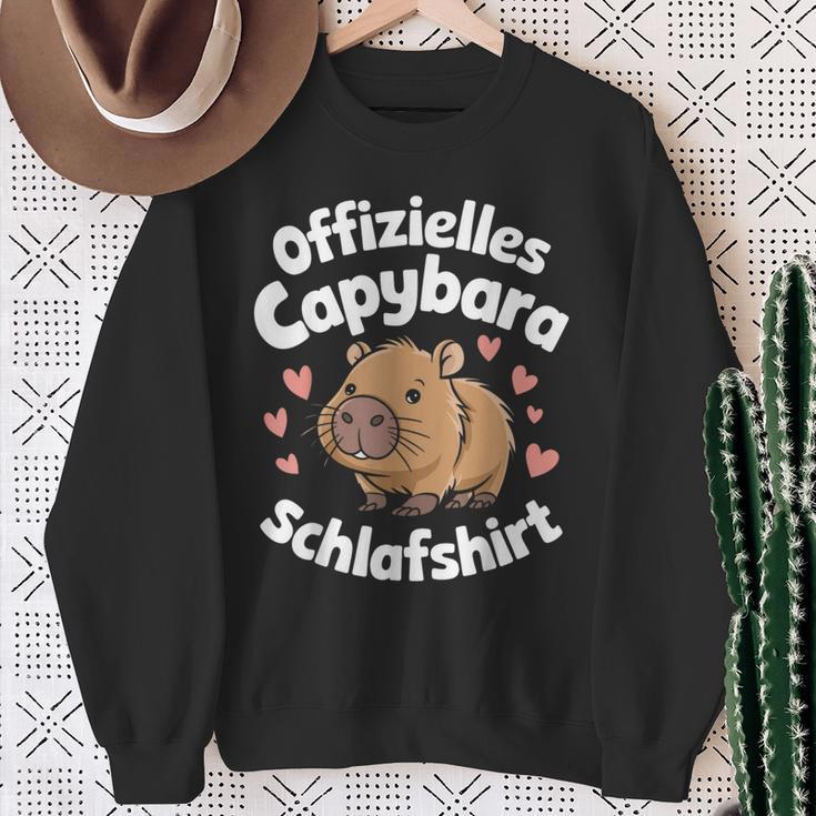 Capybara Official Capybara Sleep Sweatshirt Geschenke für alte Frauen