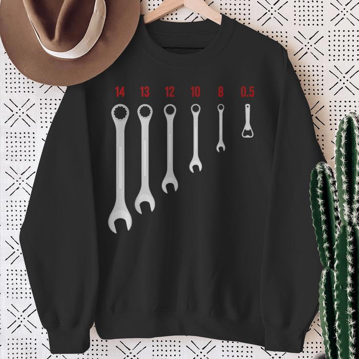 Car Mechanic Wrench Tool Sweatshirt Geschenke für alte Frauen