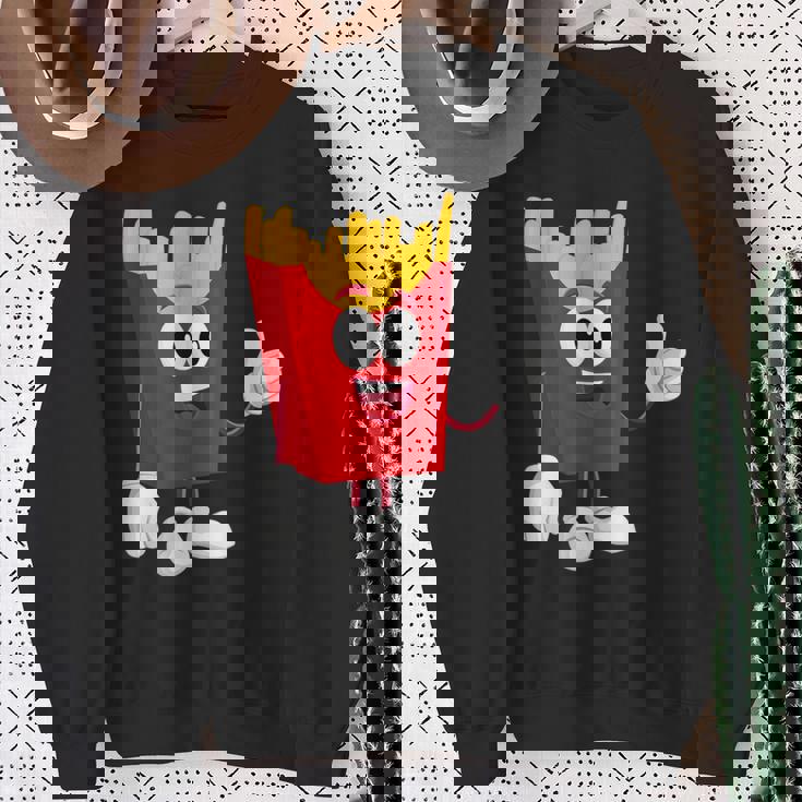 Carnival Couple Costumes Couples Costume Ketchup Chips Sweatshirt Geschenke für alte Frauen